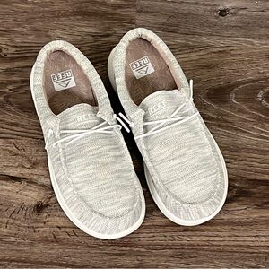 Reef KIDS CUSHION COAST Grey/White Slip Ons